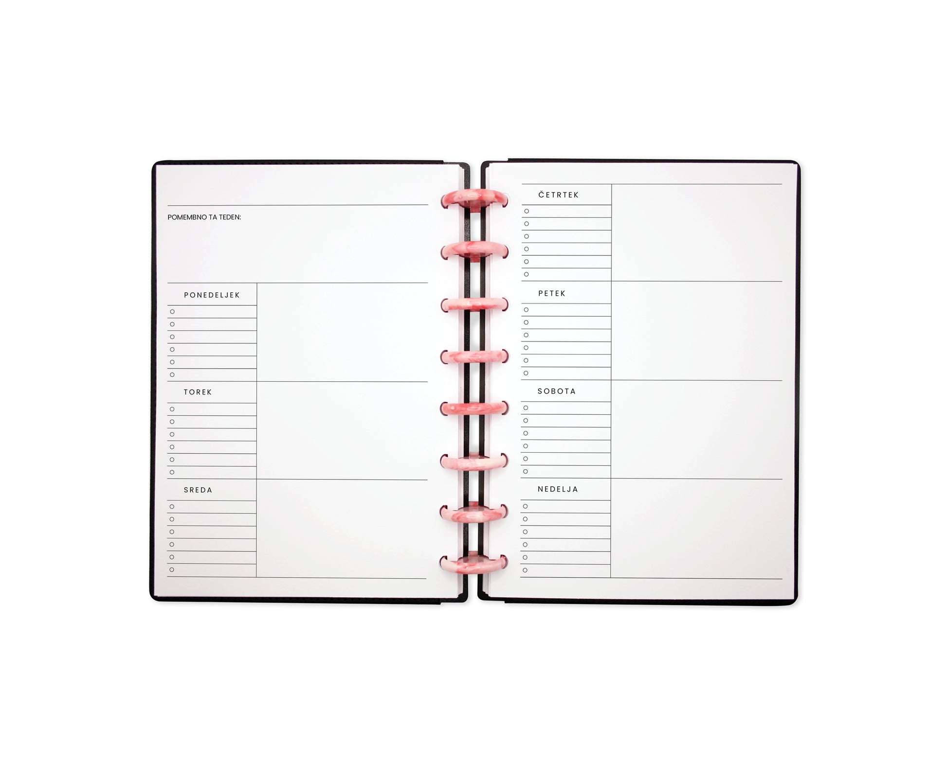 Nedatiran Letni Planer - Flow Obsidian | UlmiPlan