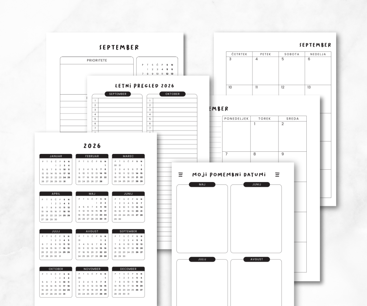 Šolski planer – Paket Popolna organizacija